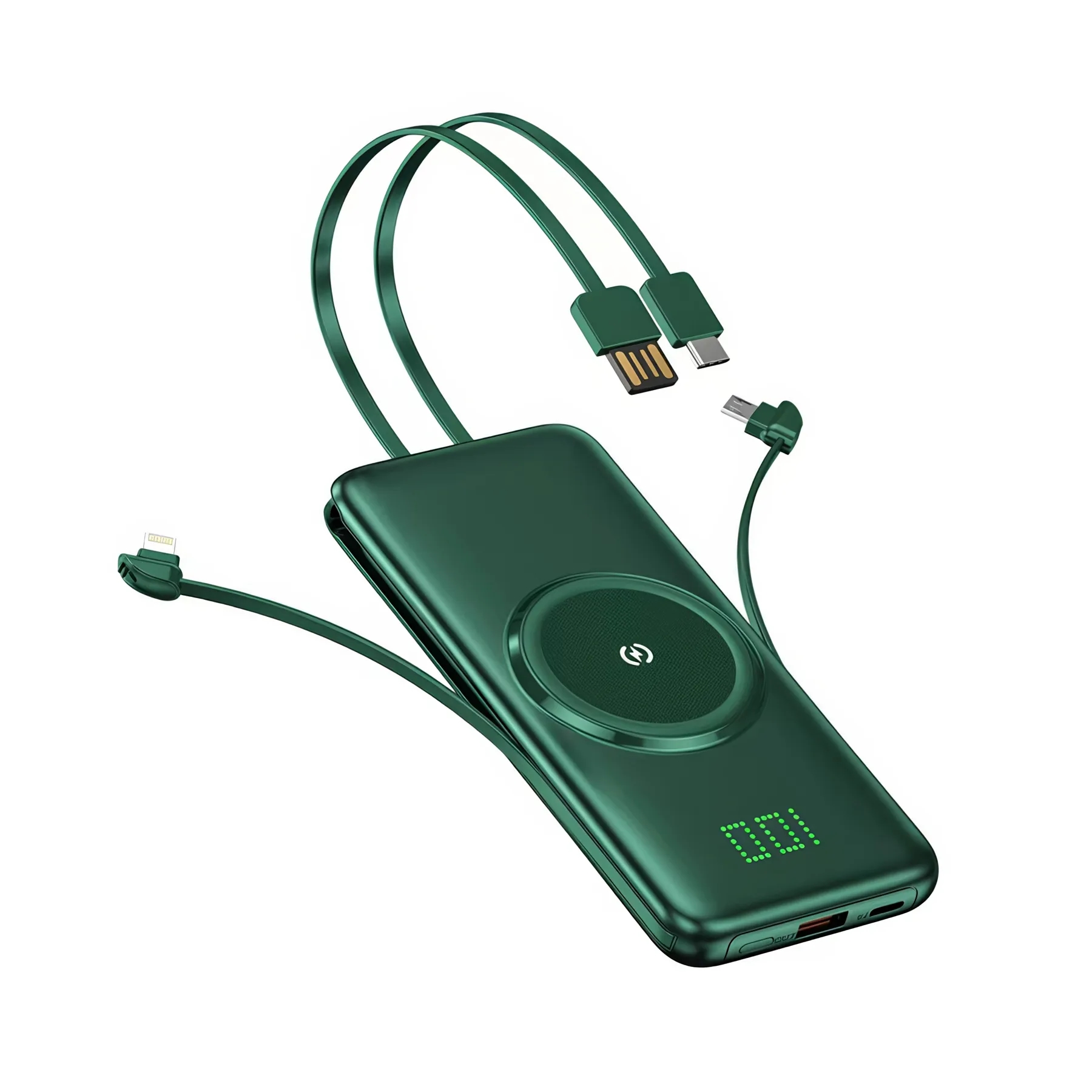5 in 1 QI Wireless Charger Power Bank 10000 mAh 3