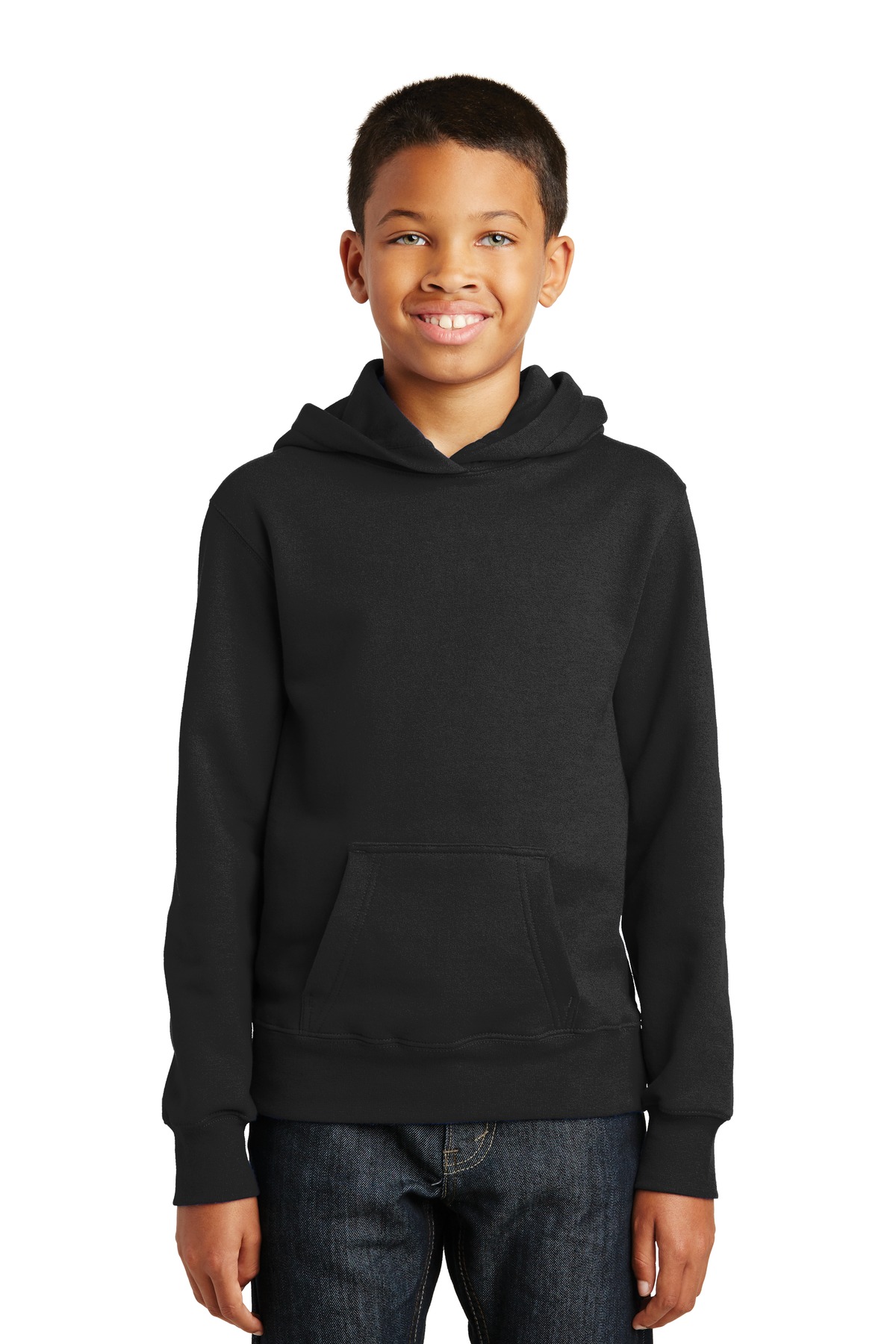 Port & Company® Youth Fan Favorite Fleece Pullover Hooded Sweatshirt 50