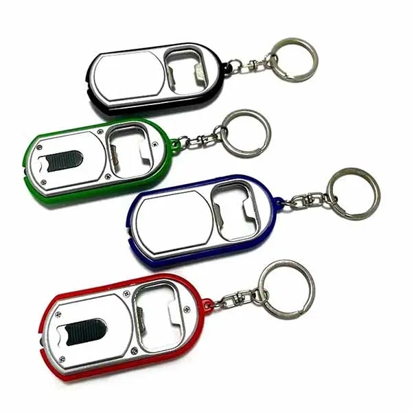 3 in 1 Bottle Opener LED Light Keychain 3