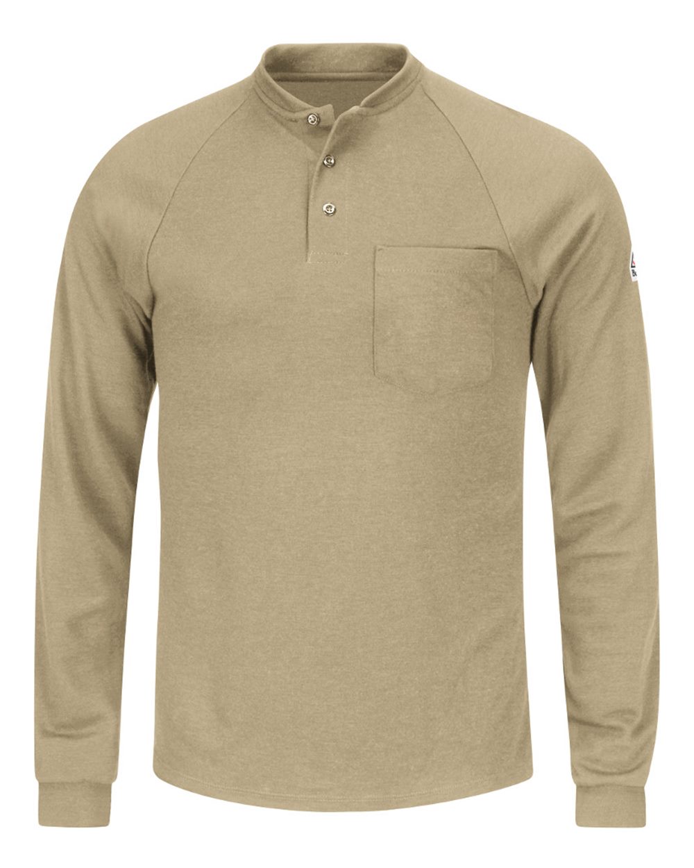 Men's Long Sleeve Henley Shirt- CoolTouch®2 - SML2 7