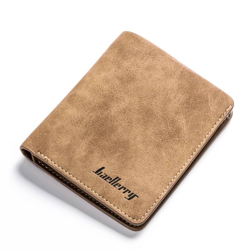 PU Leather Mens Slim Wallet with Money Clip 6