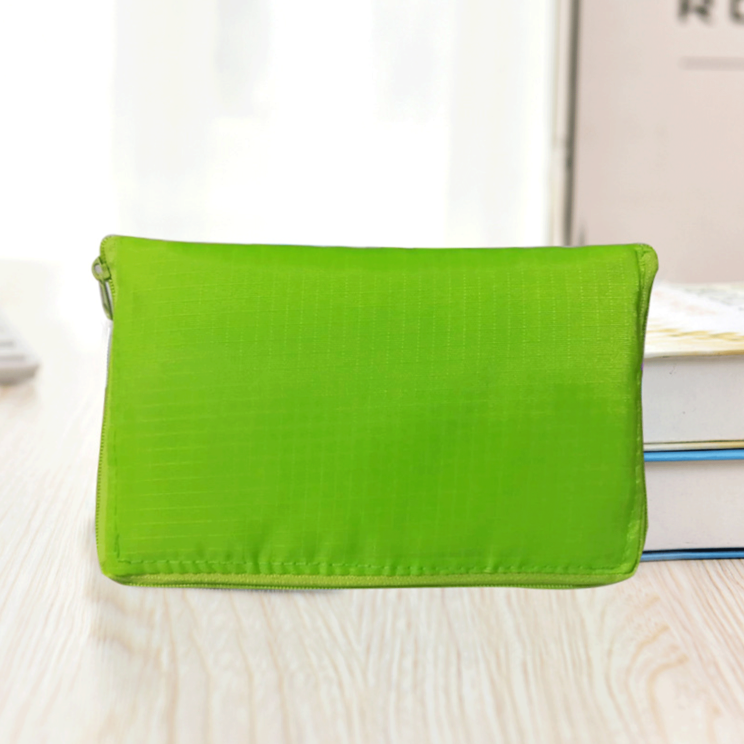 Large Reusable Foldable Polyester Oxford shopping Tote Bag, custom tote bag with logo imprint 5