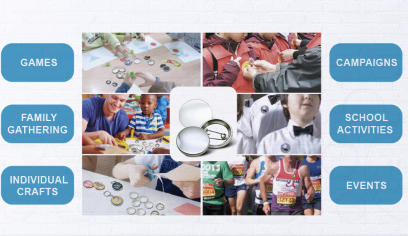 25mm Metal Pin Badge Round 2