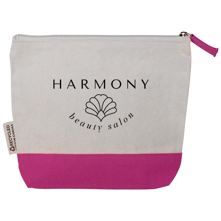 12oz. Rosewood Recycled Canvas Everyday Pouch 4