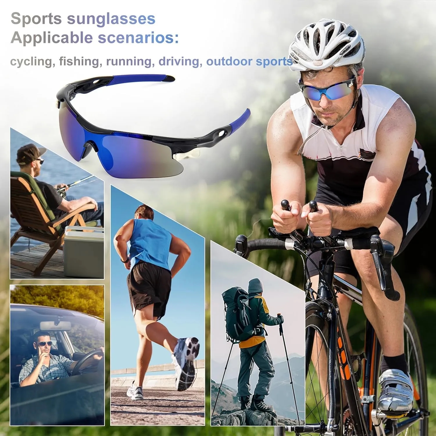 UV Protection Sports Sunglasses 7