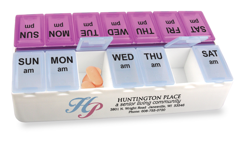 Daily Reminder 7-Day Medicine Tray