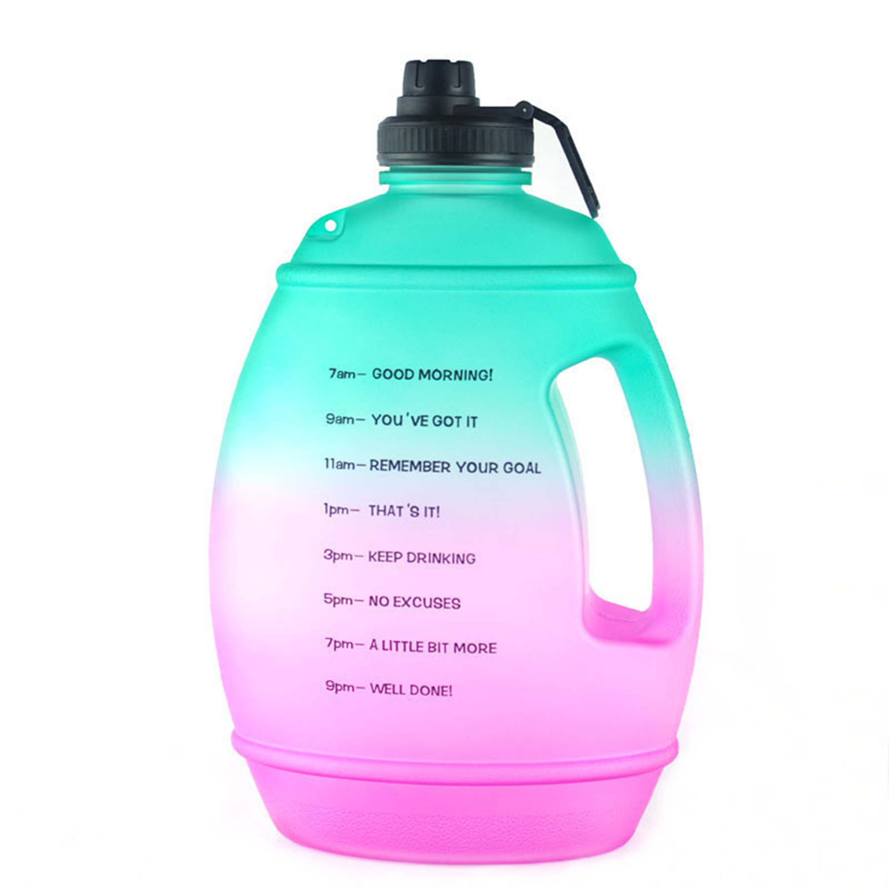 1 Gallon Water Bottle with Motivational Time 2