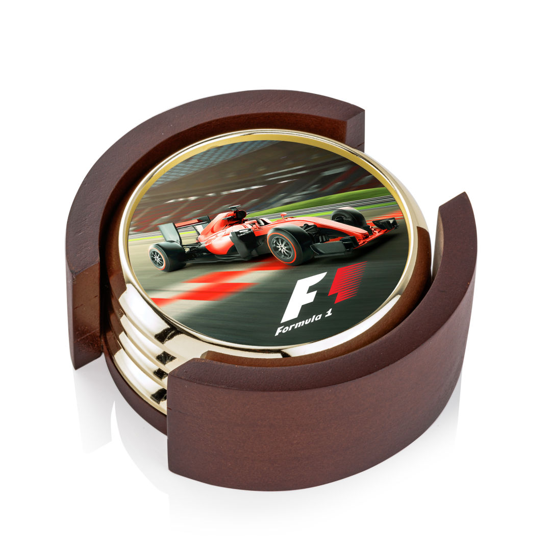 Danville VividPrint™ Coaster on Colfax Base - Set of 4 8