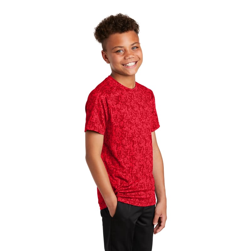 Sport-Tek Youth Digi Camo Tee. 24