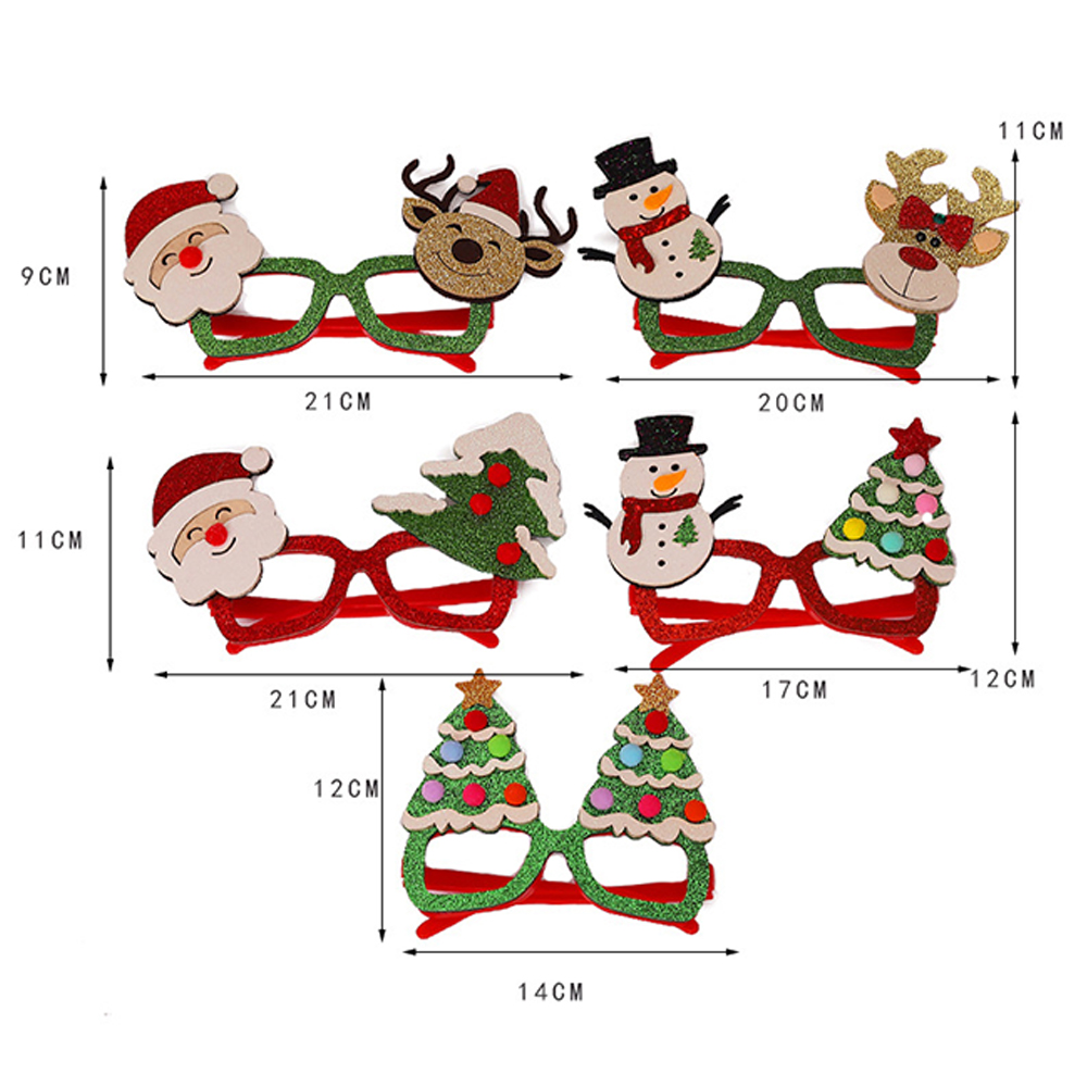 ChristmasDecorative Glasses 3
