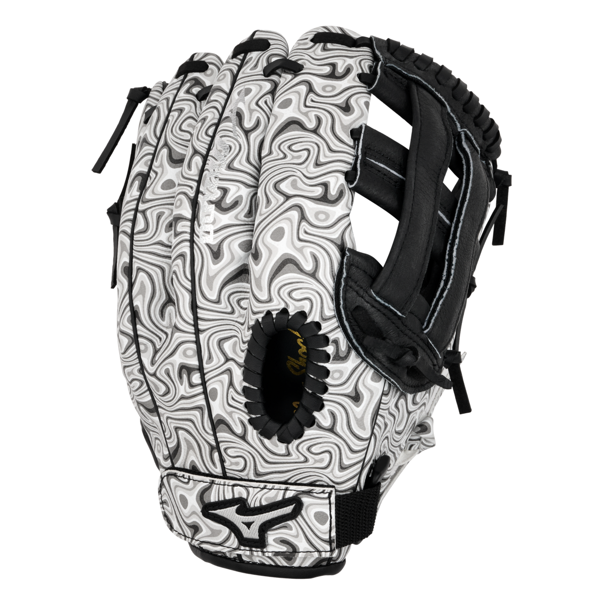 GPP1151Y3P PROSPECT BB 11.50 PRINTED, T Web, Full Grain Pigskin, Oil Slick Print Pattern 2
