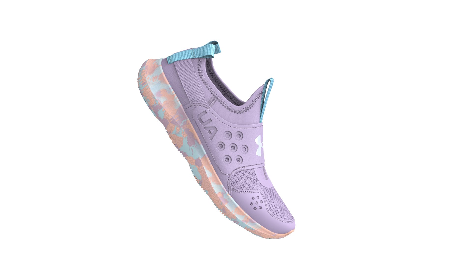 Girls' Grade School UA Runplay Sky Running Shoes 2