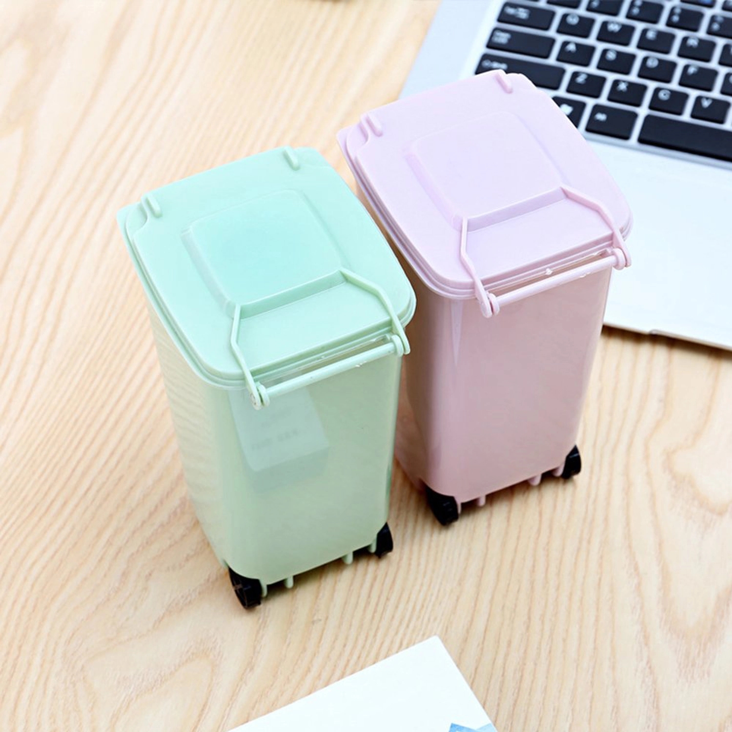 Classified Desktop Trash Can Organizer Box 4