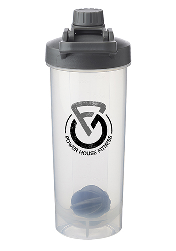 24 oz. Olympian Plastic Shaker Bottles with Mixer 12
