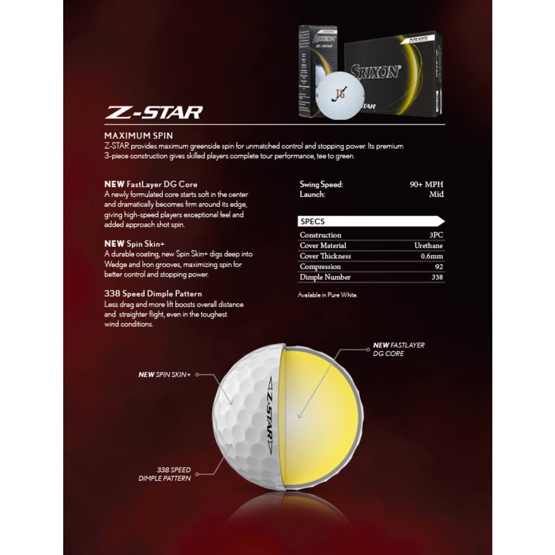 Srixon Z-STAR Golf Balls - 12 Pack 4