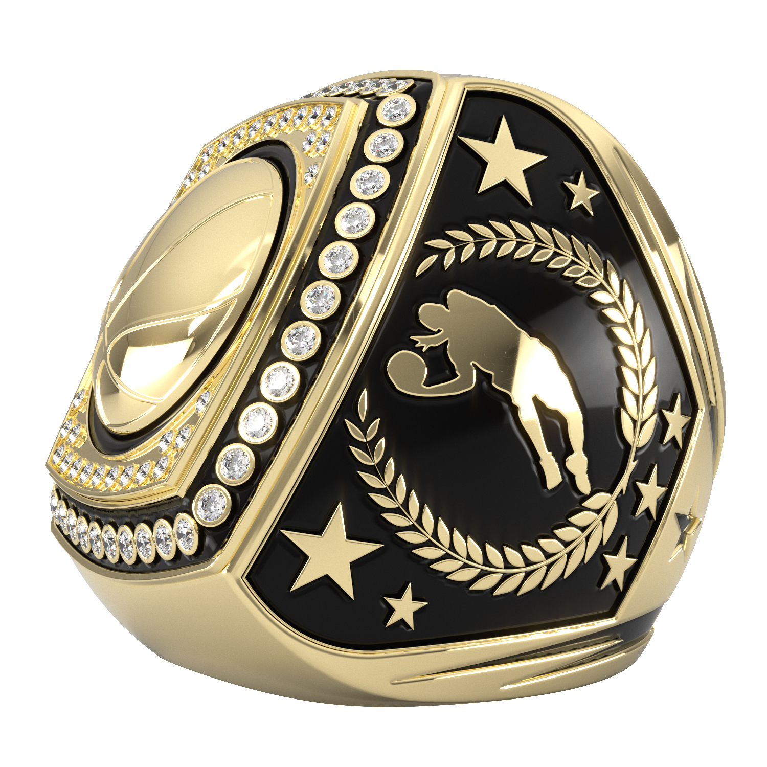 Epic Keychain Ring w/ Stock Bezel & Stock Side Inserts