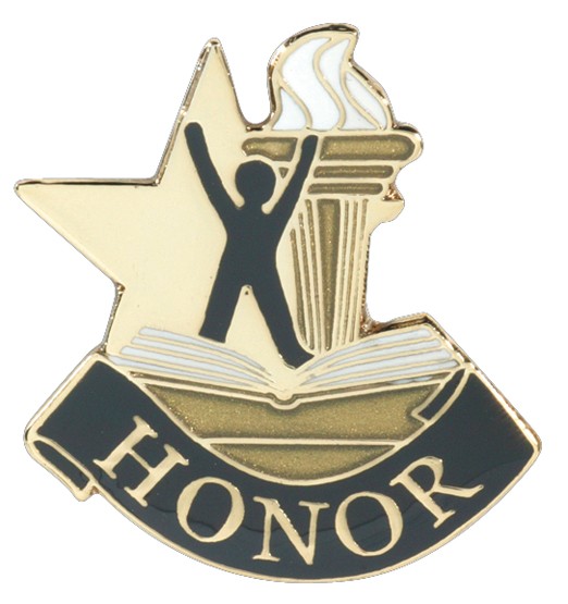 Honor Academic Achievement Pin 2