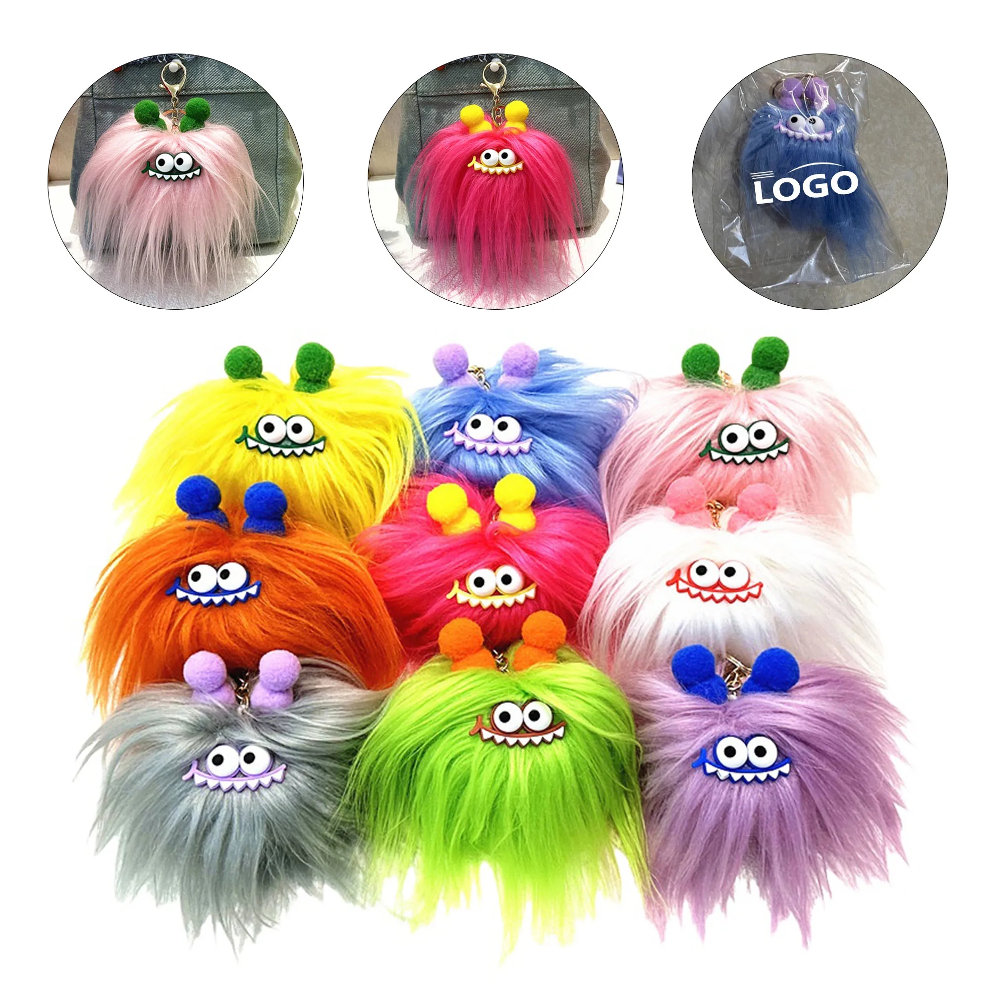 Cute Plush Doll Keychain