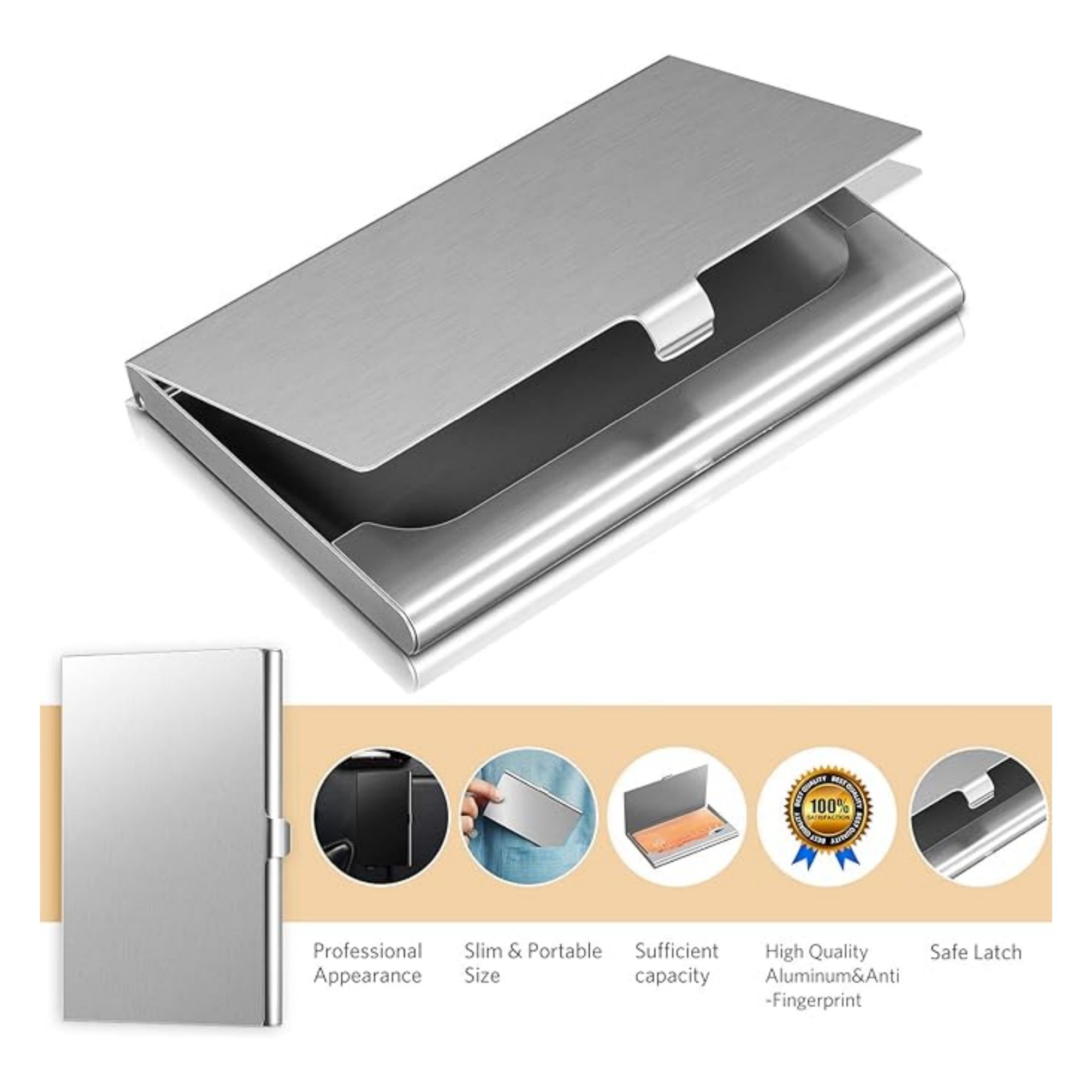 Aluminum Business Name Card Holder 6