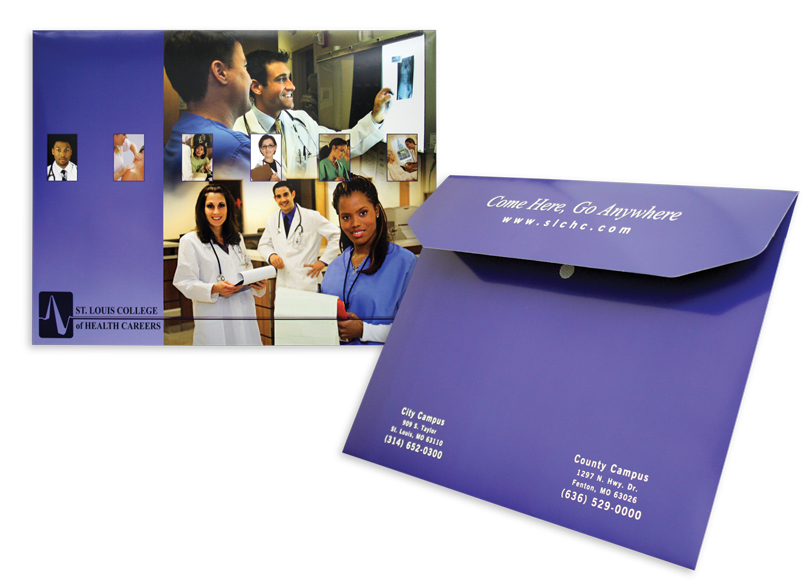 Deluxe Legal Size Portfolio printed in full color 11