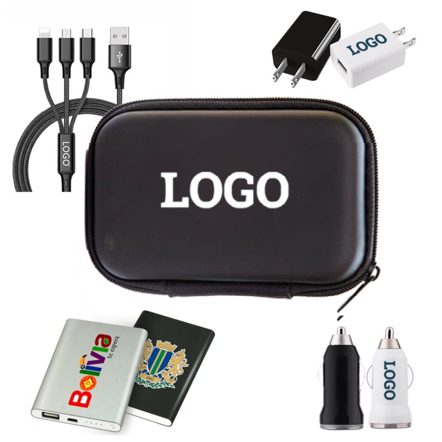 4-in-1 Travel Charging Set 2