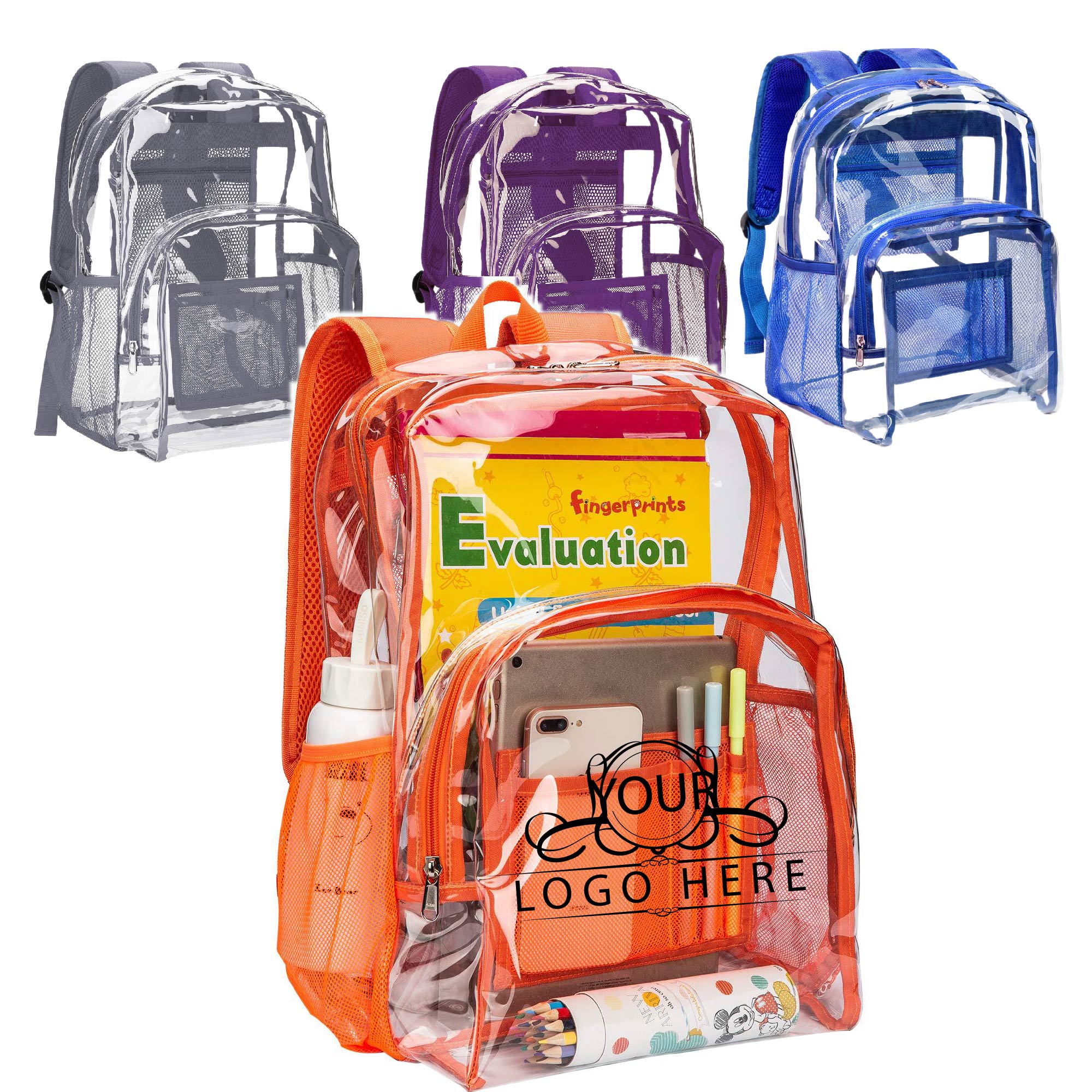 Heavy Duty Clear Backpack 1