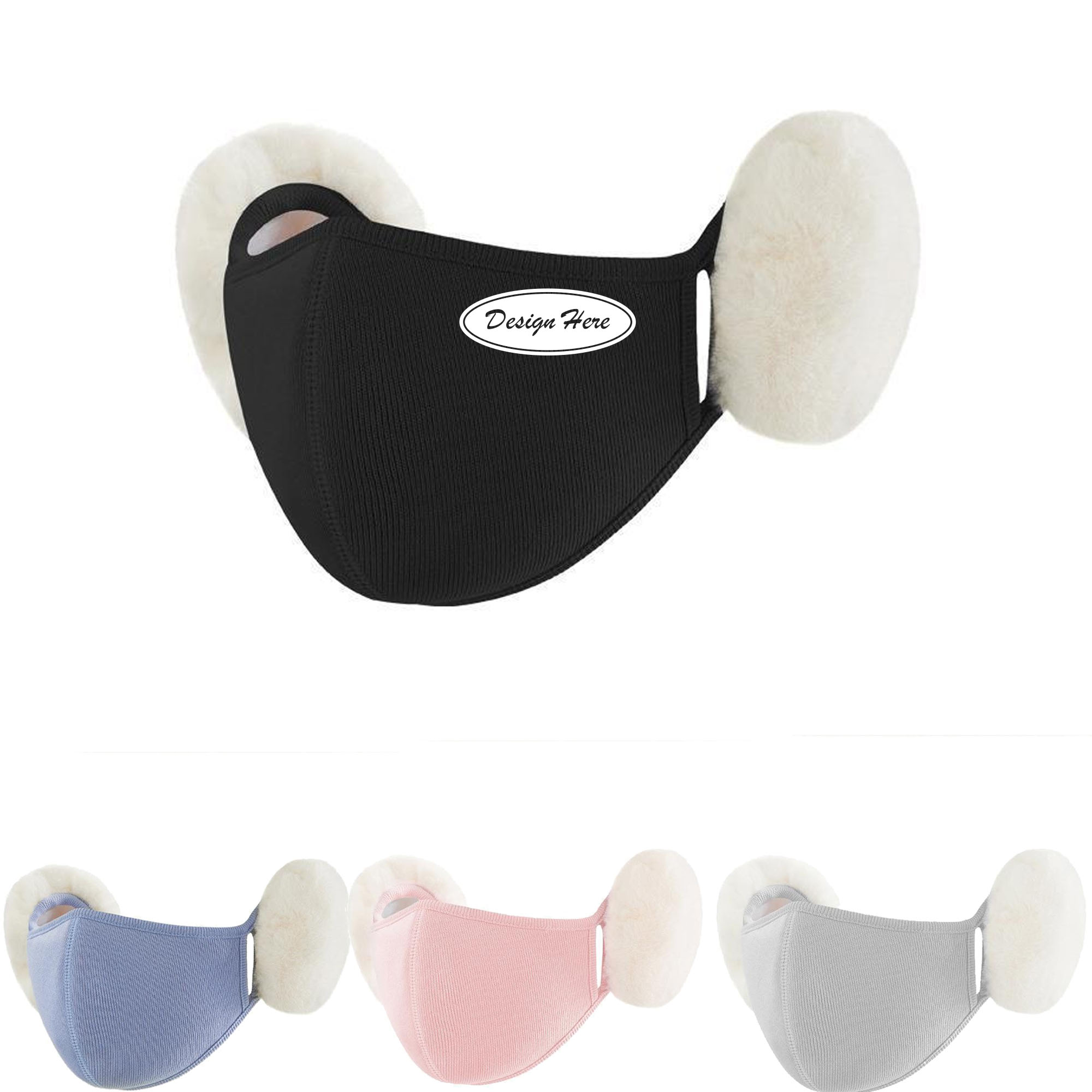 Thermal Fleece-Lined Face Mask with Windproof Ear Protection 5