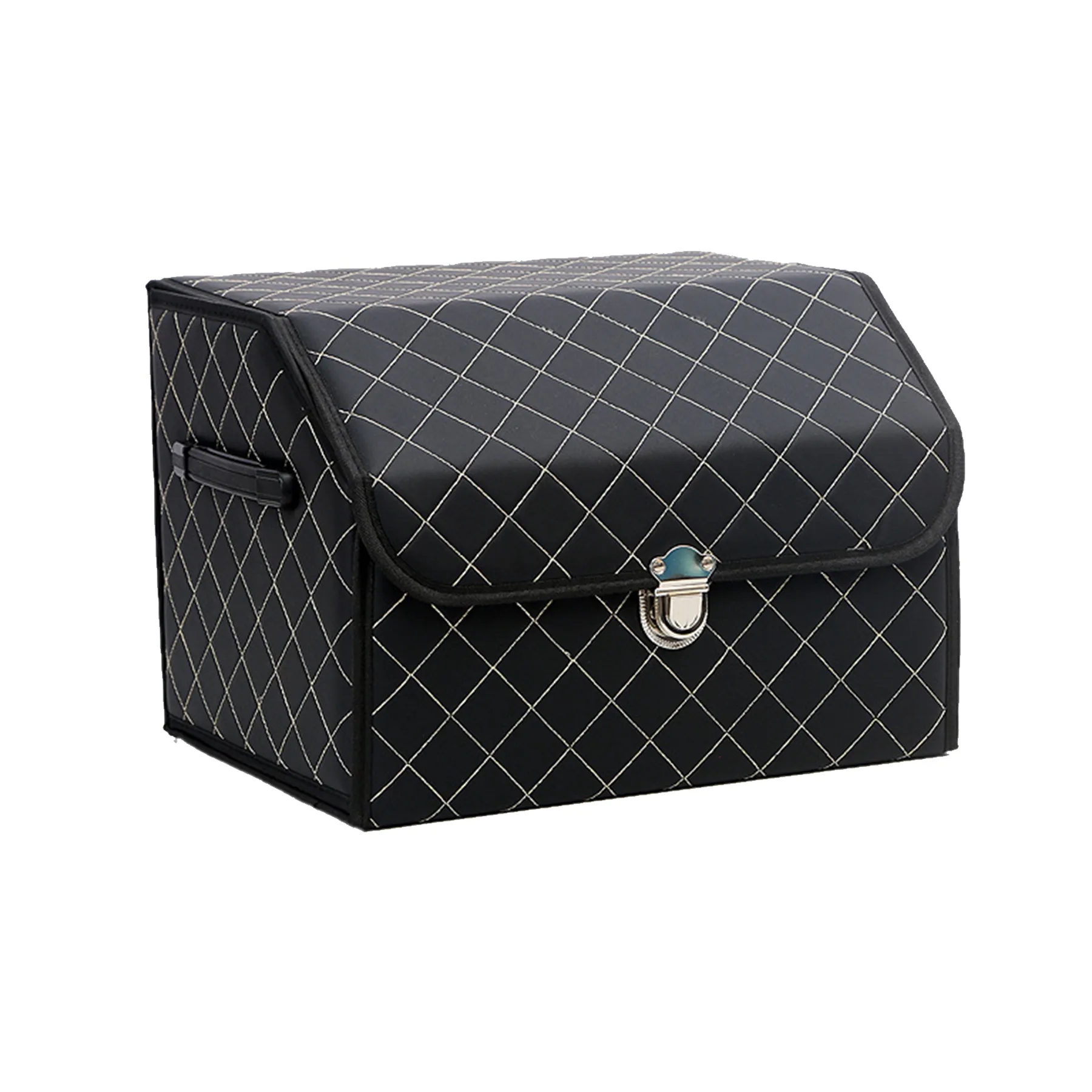 Leather Multifunctional Folding Glove Compartment 3
