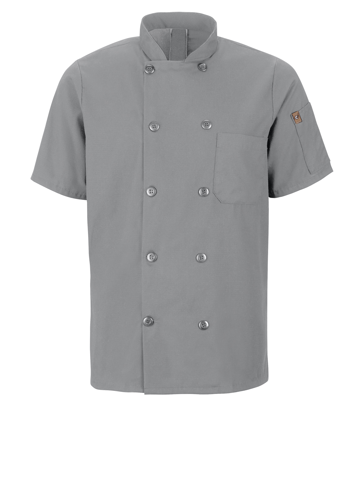 Red Kap Culinary - Men's Short Sleeve 29.5" Chef Coat with OilBlok + MIMIX™ 3
