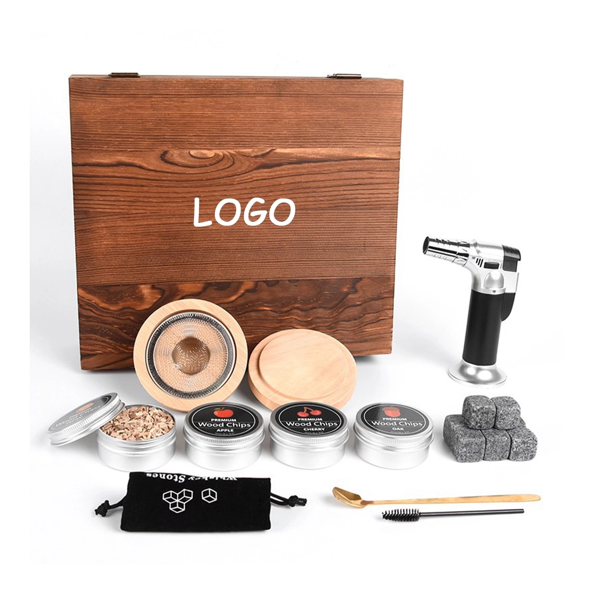 COCKTAIL SMOKER KIT WITH TORCH 4