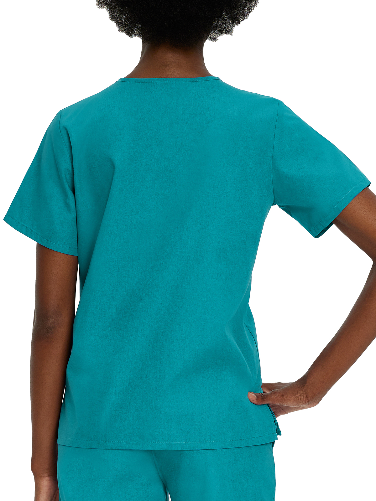 Landau - Essentials - Women's Four-Pocket Durable V-Neck Top 2