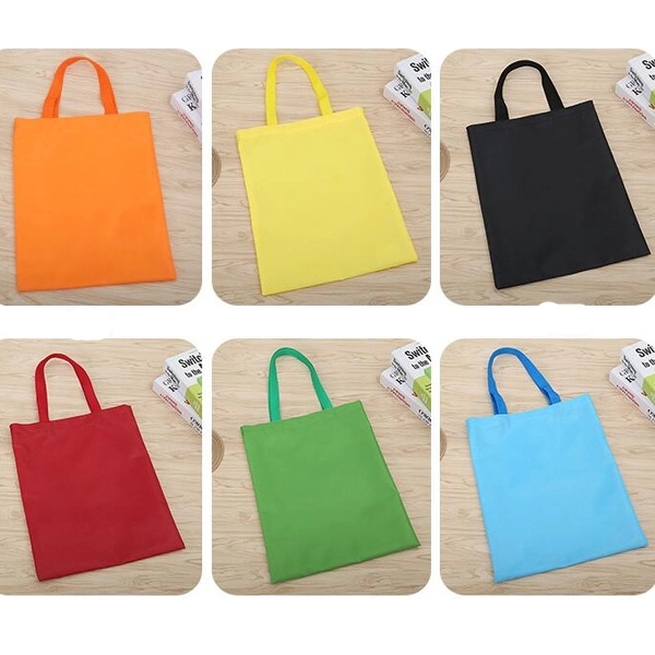 Promotional 210D Polyester Tote Bags, custom tote bag with logo imprint 3