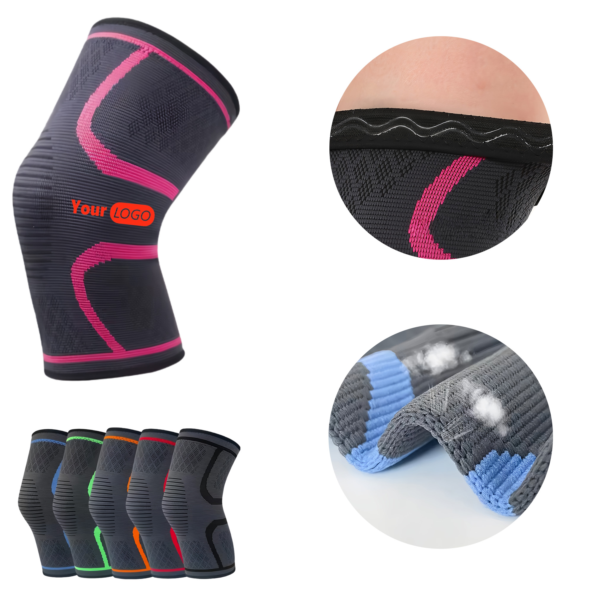Breathable High-elasticity Knee Pads For Sports Protection 2