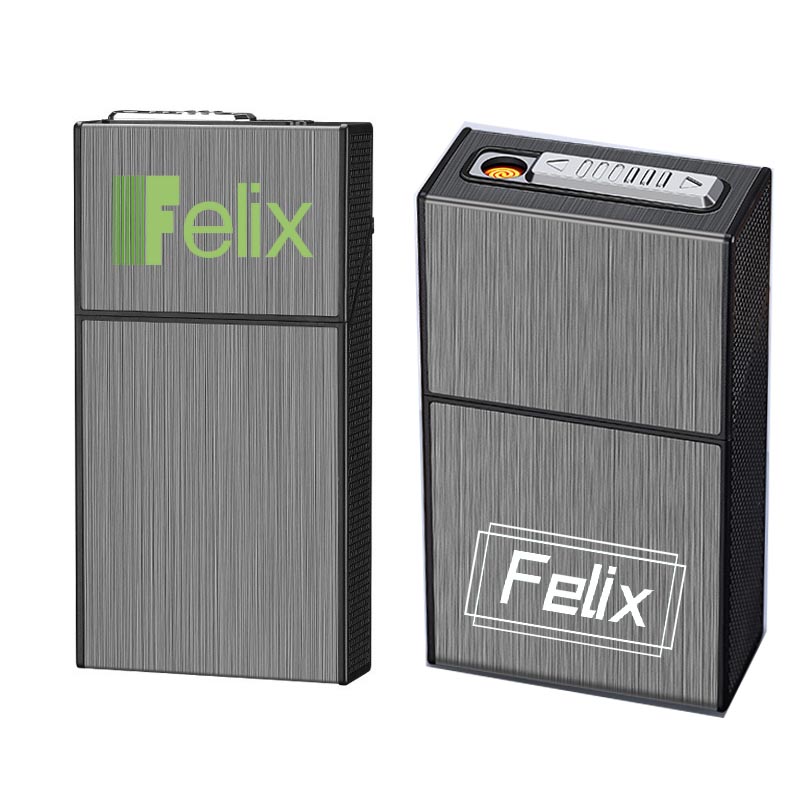 Cigarette Case with Electric Lighter 2