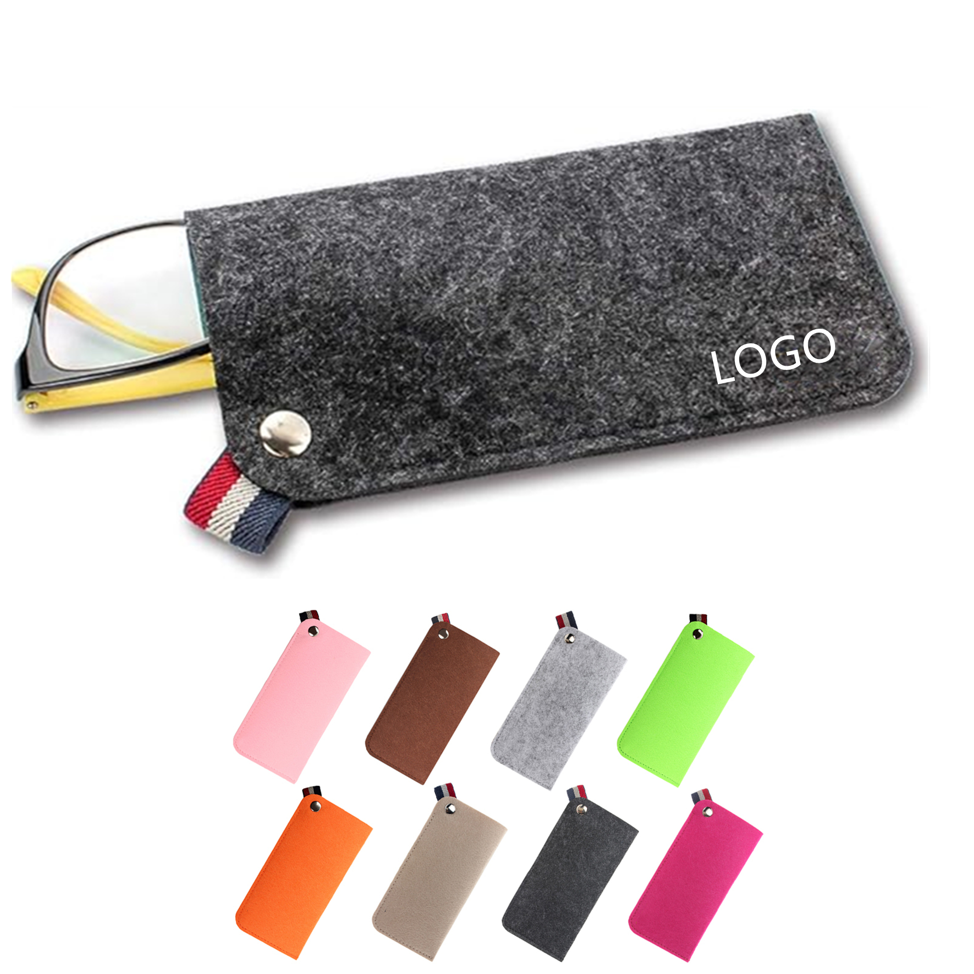 Soft Felt Slip-in Glasses Pouch Case