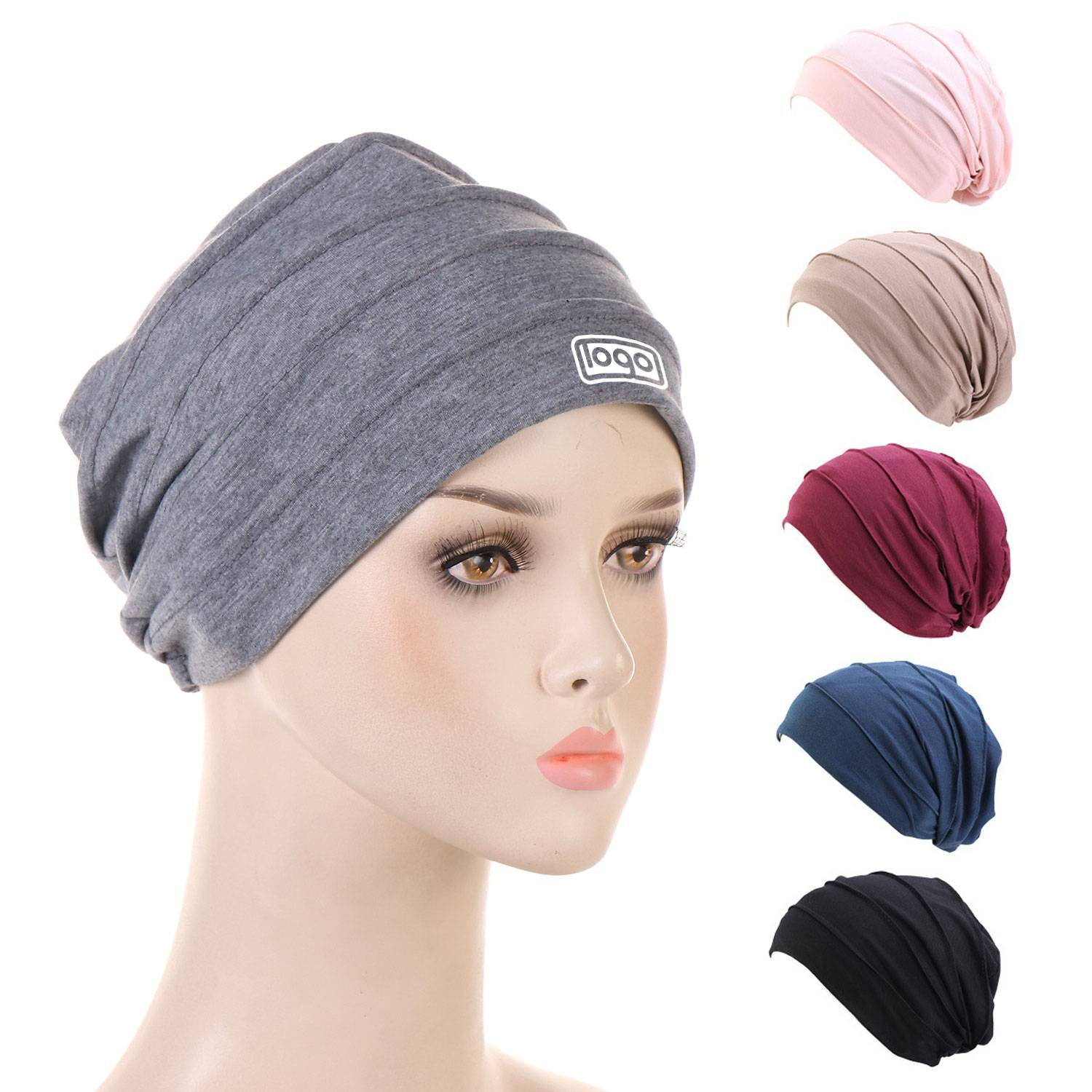 women slouchy Snood Hat 3