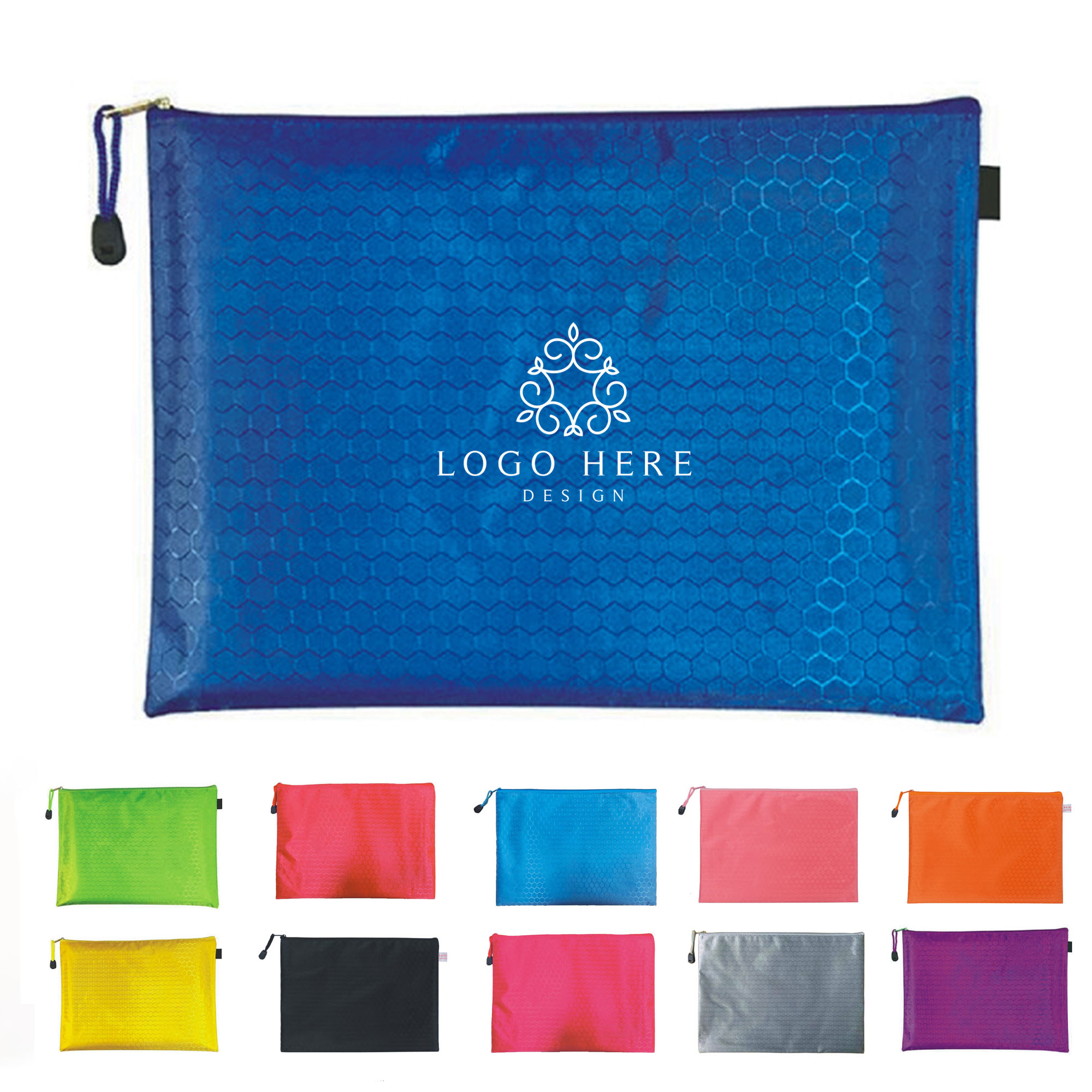 A5 Zippered Waterproof Nylon Paper Folders 2