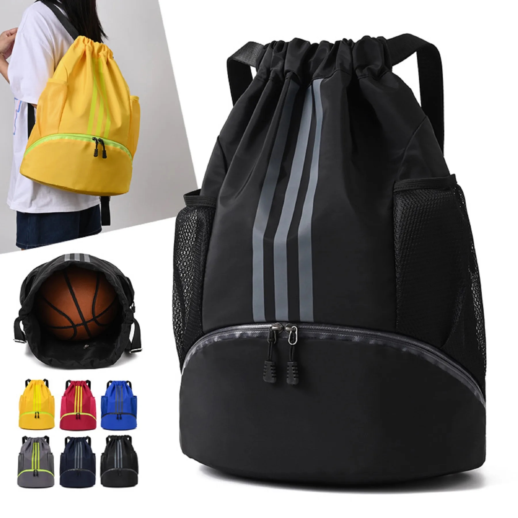 Large Sports Basketball Backpack 6