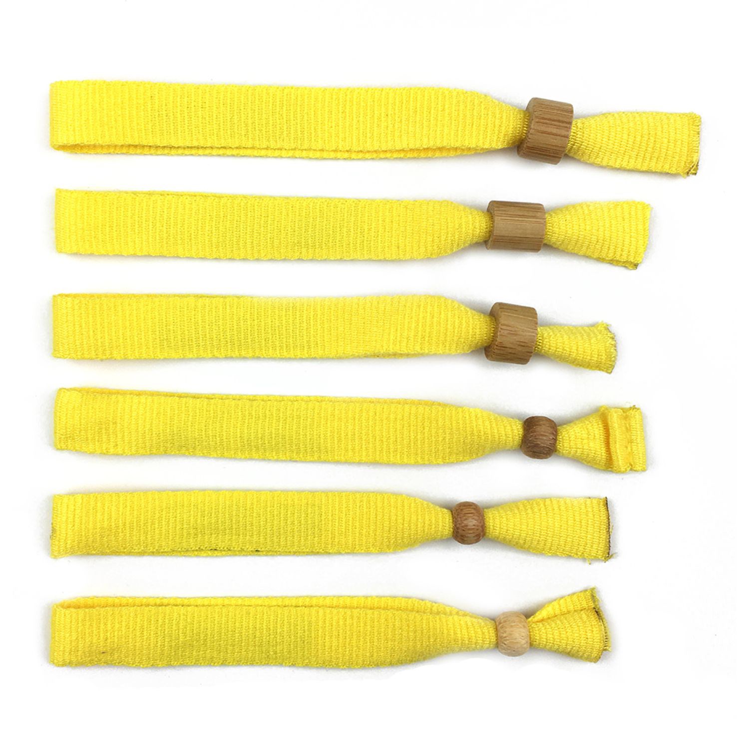 1/2" Eco-friendly Bamboo Two-way Lock Reusable Event Wristbands 4