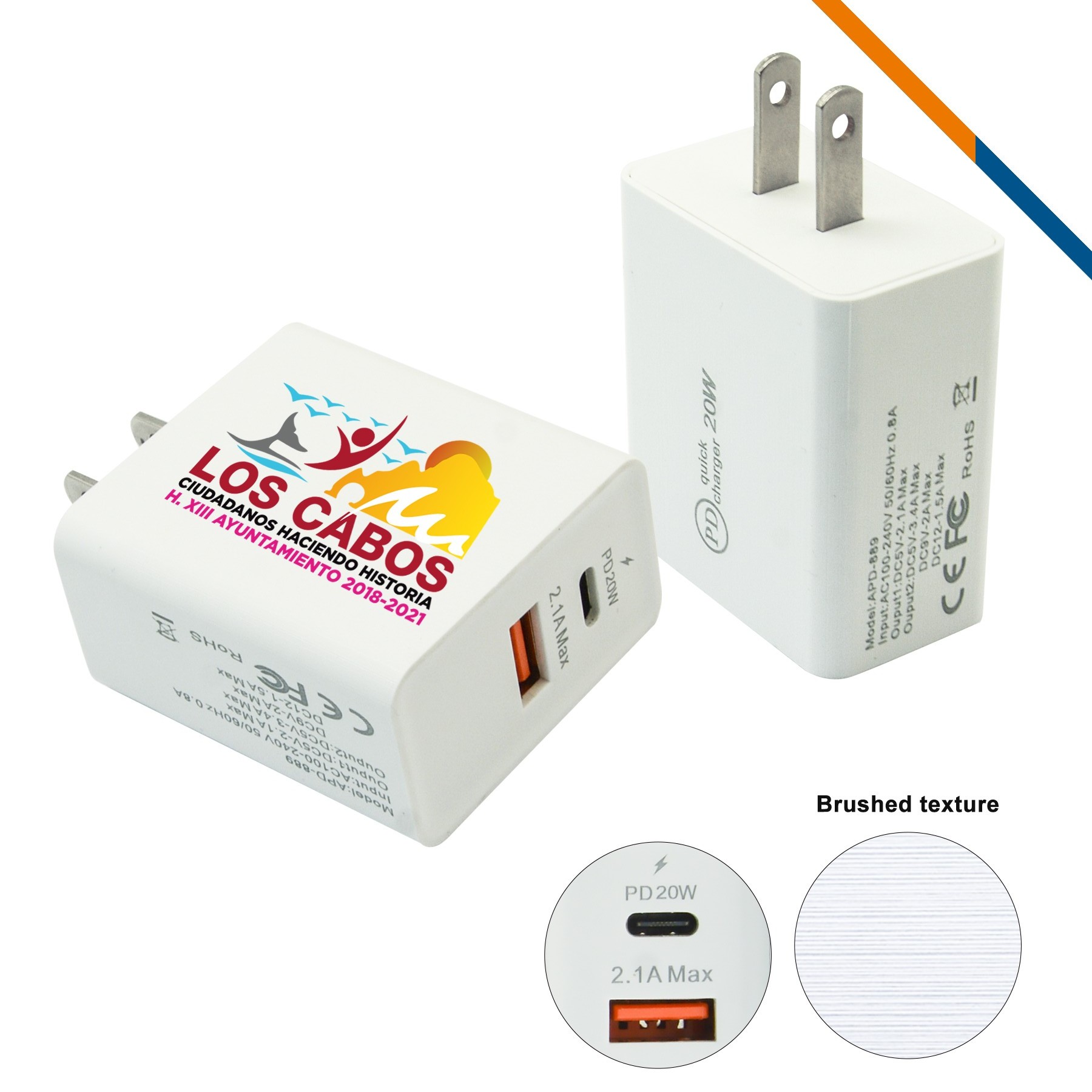 Broana Dual Port 20W Quick Charger 2