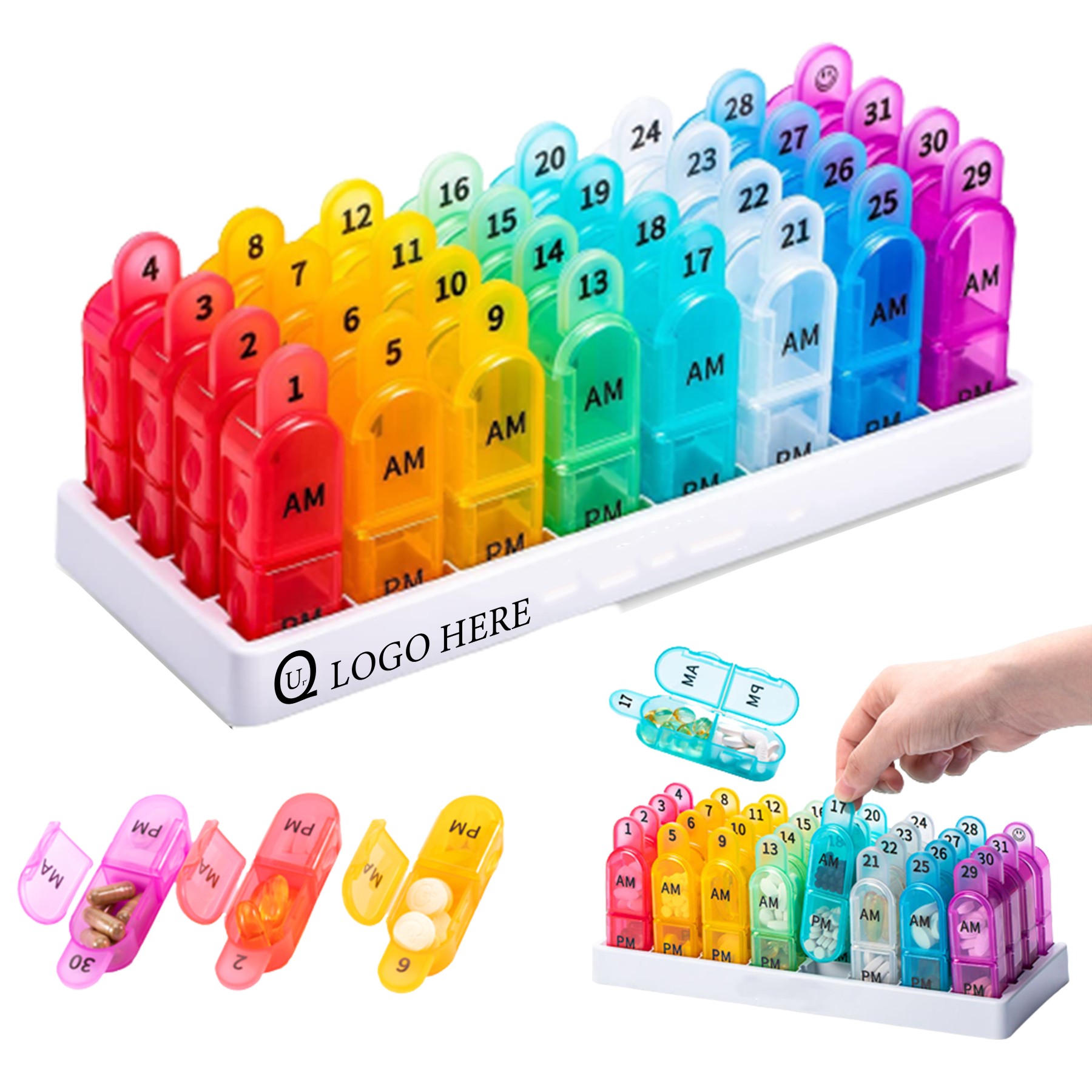 31 Day Daily Pill Case 2