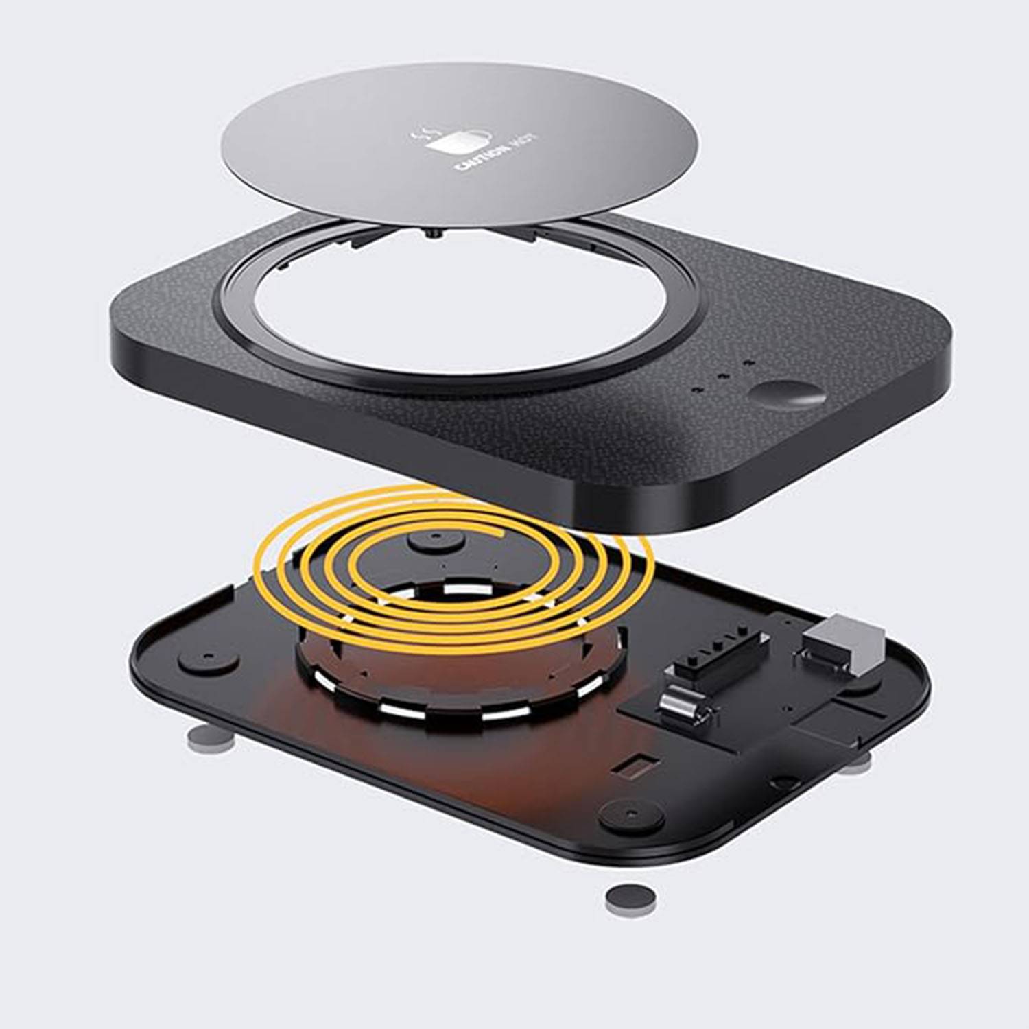 Custom Electric Self Heated Plate CoffeeMug Warmer 4