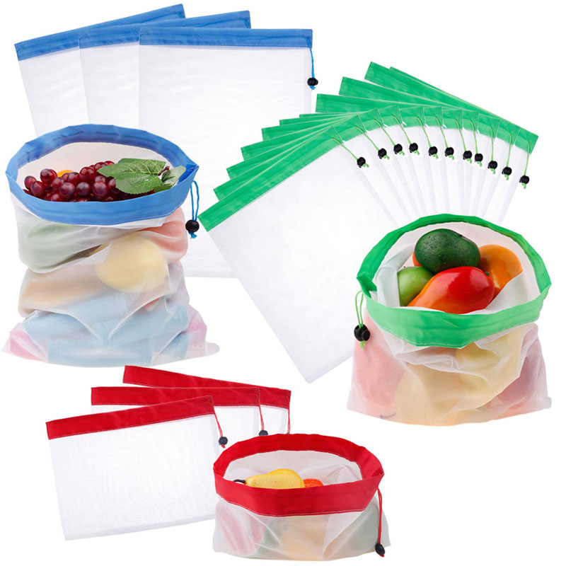 Polyester Mesh Drawstring Bag