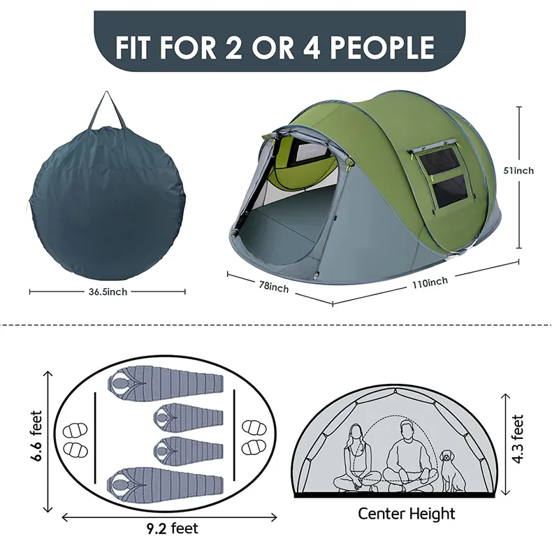 Pop Up Tents for Camping 2