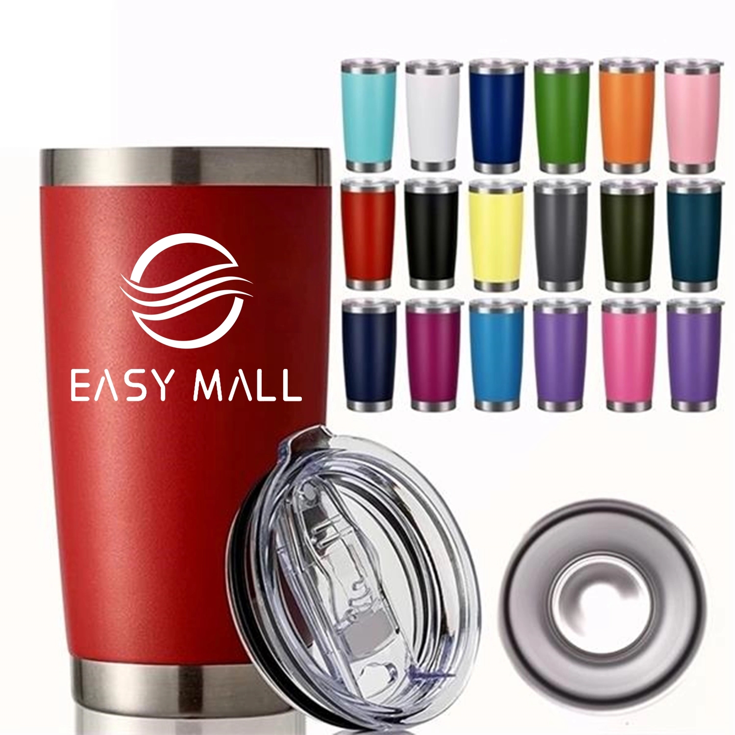 20Oz Stainless Steel Tumbler w/ Lid 29