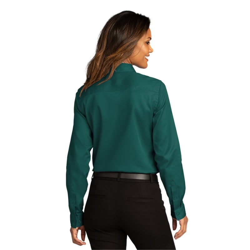 Port Authority Ladies Long Sleeve SuperPro React Twill Shirt. 73