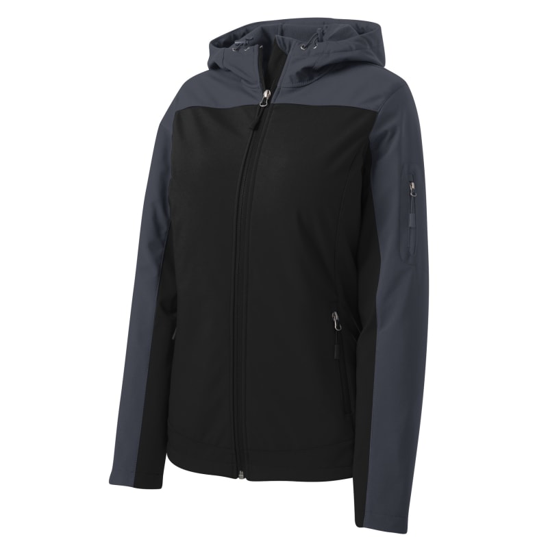 Port Authority Women's Hooded Core Soft Shell Jacket. 9