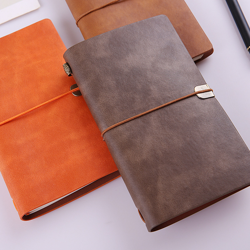 A6 Refillable Leather Diary Journal w/Pocket 9