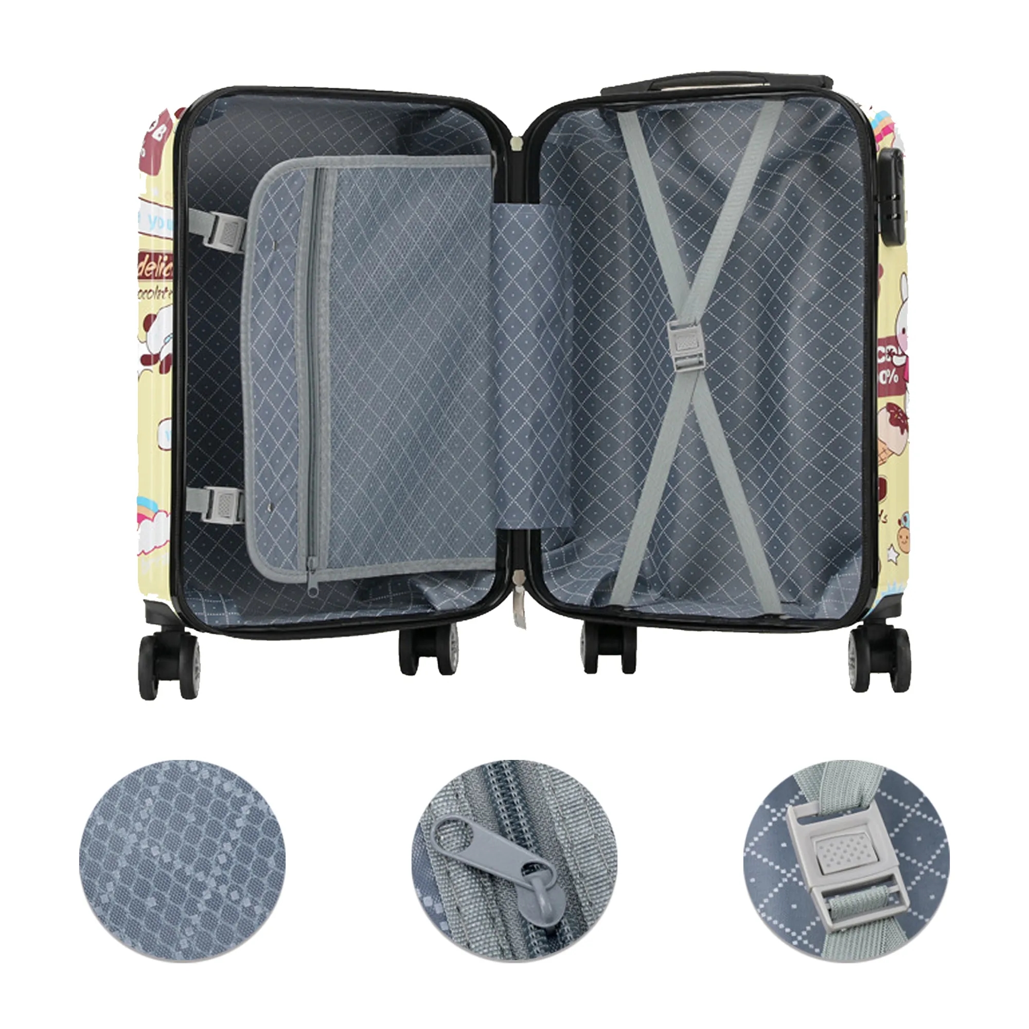 20" Full Color Custom Travel Carry On Luggage 1