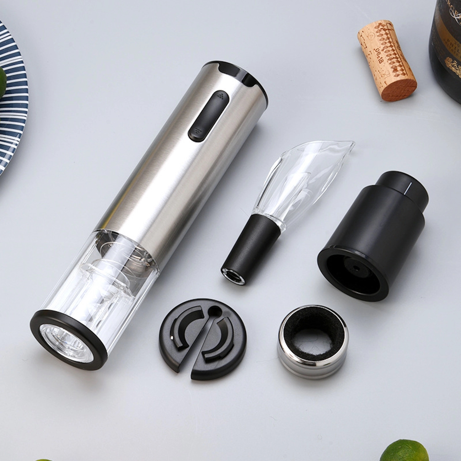 Electric Wine Bottle Opener 5 Kit 7